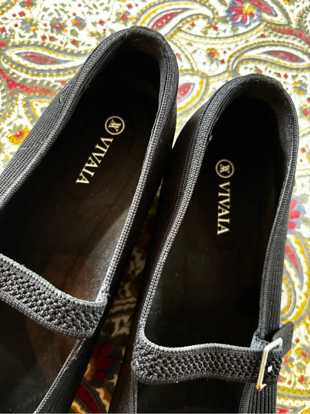 Vivaia Square Toe Mary Jane Flats